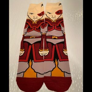 New Zuko Avatar: The Last Airbender Crew Socks Gift New Adult Size